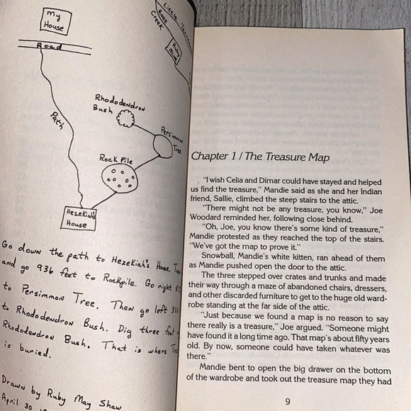 Mandie and the Hidden Treasure vintage paperback book - Picture 7 of 8